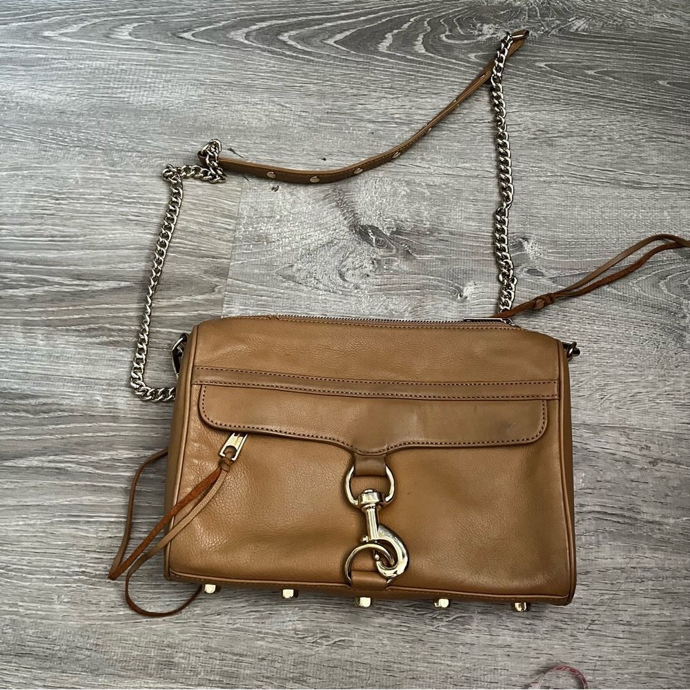 Rebecca minkoff tan crossbody bag